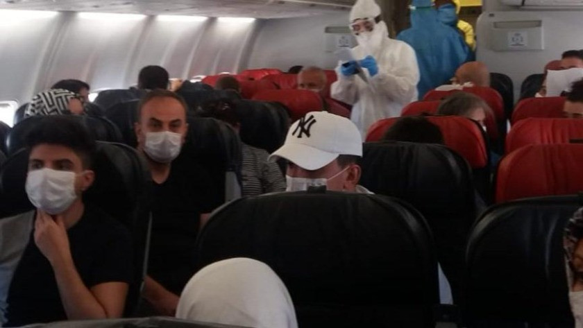 Diyarbakır – Ankara uçağında koronavirüsü paniği