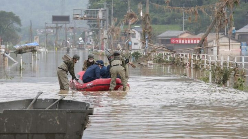 Japonya'da sel felaketi: 16 ölü !