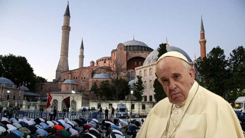 Papa'dan Ayasofya ile ilgili ilk açıklama