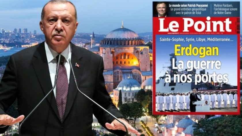Fransız dergiden skandal manşet: Erdoğan! Savaş kapımızın önünde