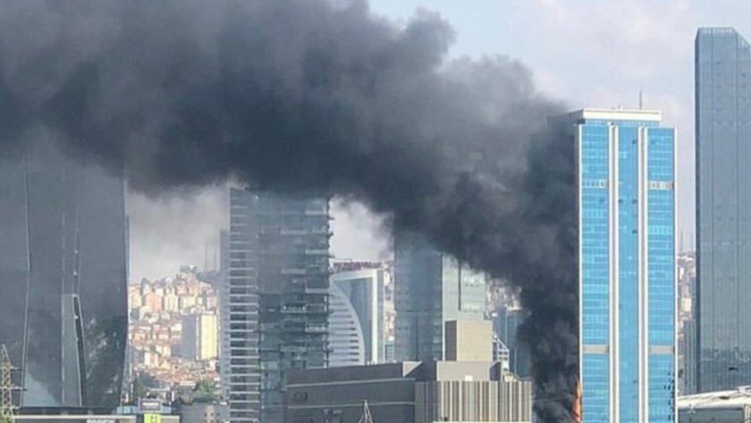 Ankara'daki Via Tower’da korkutan yangın