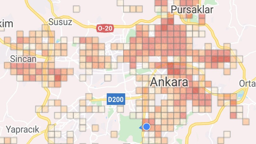 İşte ilçe ilçe Ankara'nın koronavirüs haritası...