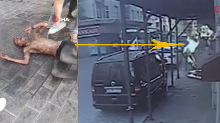Taksim’de dehşete olay! Tiner kullanan iki kardeşten ağabey, kardeşini tinerle yaktı! video izle - Sayfa 1