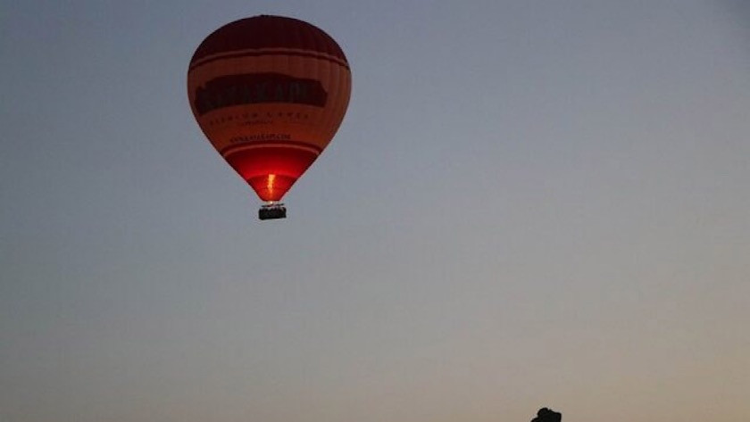 Kapadokya'daki balon turları yeniden başladı