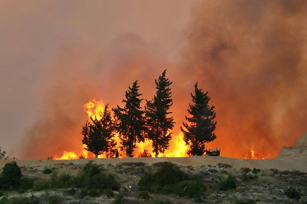 Adana'da korkutan orman yangını! 6 köy boşaltıldı - Sayfa 1