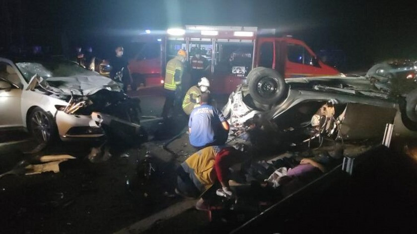 Bursa'nın İnegöl ilçesinde korkunç kaza! 4 kişi hayatını kaybetti