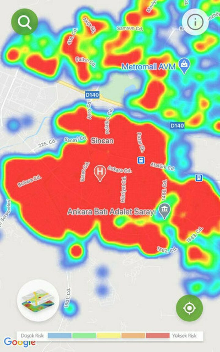 Ankara'da kırmızı alarm ! İşte ilçe ilçe koronavirüs haritası... - Sayfa 3