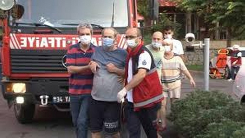 İstanbul Levent’te korkutan yangın