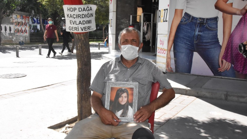 Evlat nöbeti tutan babadan HDP yönetimine suç duyurusu