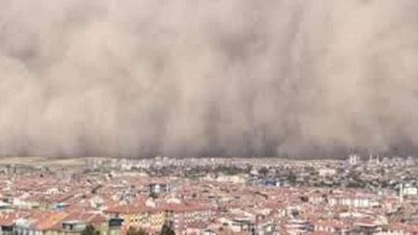 Ankara Polatlı'da korkunç kum fırtınası !