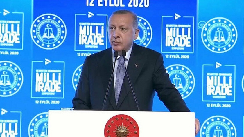 Recep Tayyip Erdoğan sempozyumda konuşma yaptı