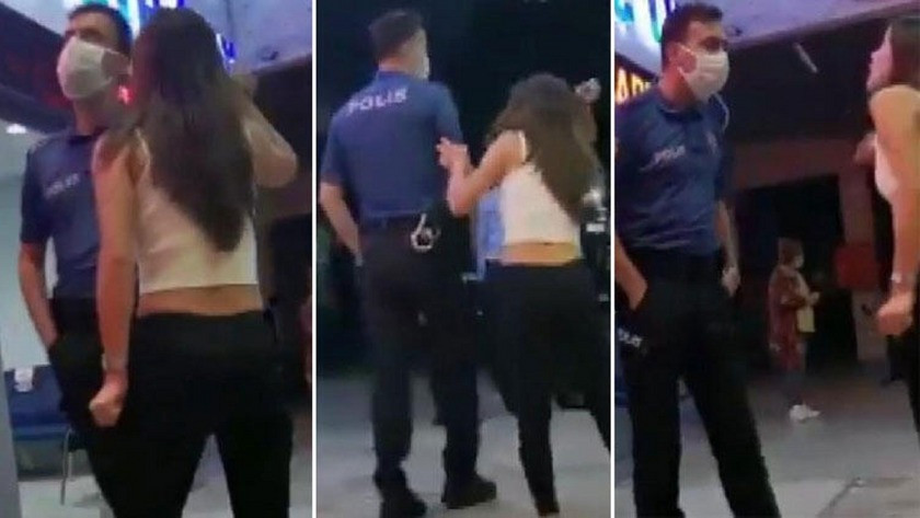 Polise bağıran ve küfür ettiği iddia edilen kadın serbest bırakıldı