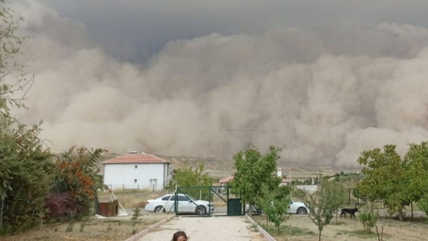 Ankara'daki kum fırtınasının altındaki büyük risk !