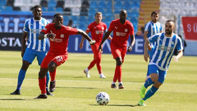 Erzurumspor - Sivasspor maç sonucu: 1-2 özet ve golleri izle