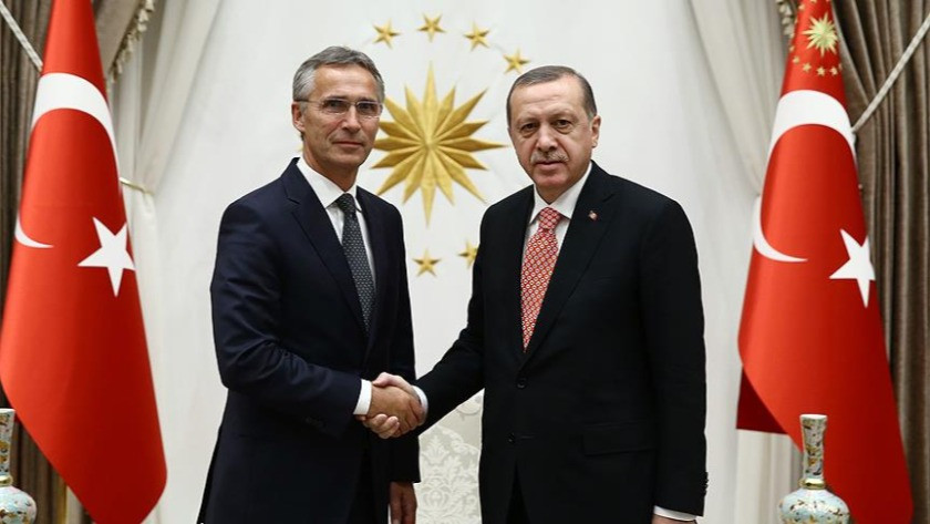 Erdoğan, Stoltenberg ile Doğu Akdeniz'i görüştü