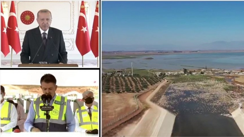 Erdoğan Reyhanlı Barajı açılışında konuşma yaptı