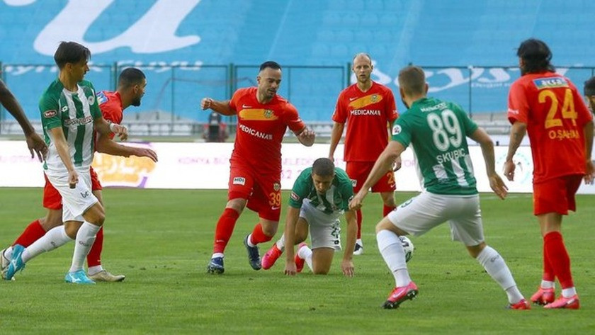Konyaspor 1-1 Yeni Malatyaspor.maçın gollerini izle