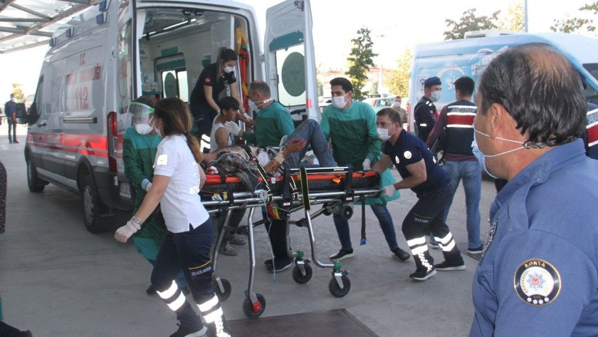 Konya'da iki aile arasında çıkan kavgada kan aktı