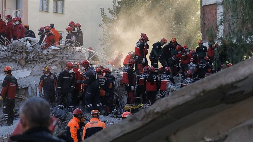 İzmir’deki depremde can kaybı sayısı 109'a yükseldi