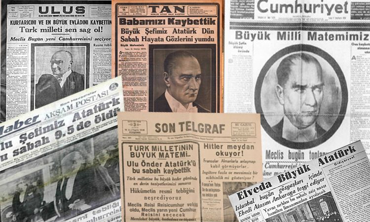 Atatürk'ün vefat haberi 82 yıl önce böyle verildi! 10 Kasım 1938 Gazete Manşetleri! - Sayfa 1
