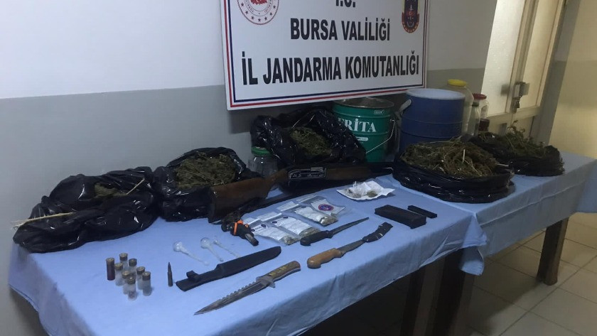 Bursa'daki uyuşturucu operasyonunda 2 tutuklama