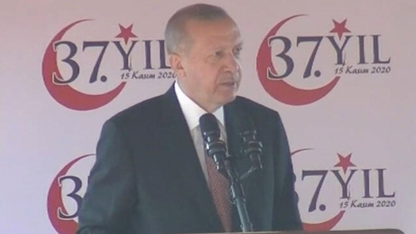 Cumhurbaşkanı Erdoğan'dan KKTC'de flaş mesajlar!