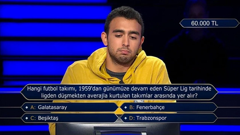 Kim Milyoner Olmak İster yarışmasına damga vuran soru ve şok cevabı!