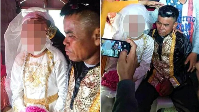48 yaşındaki adam 13 yaşındaki kız çocuğu ile evlendi !