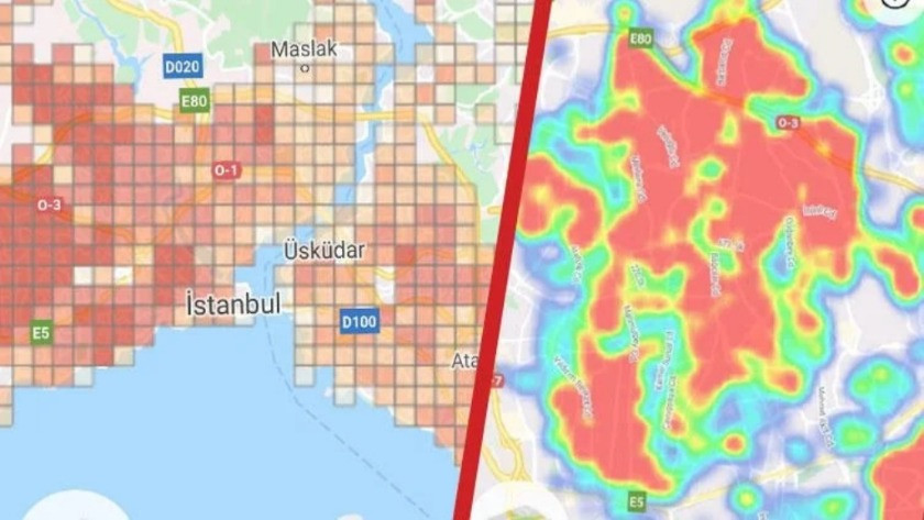Tablo korkunç ! İşte İstanbul'da ilçe ilçe koronavirüs haritası !