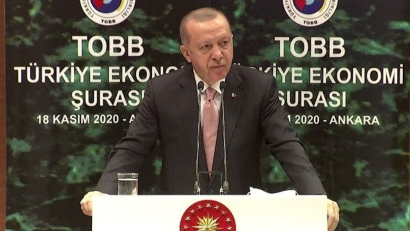 Cumhurbaşkanı Erdoğan TOBB Türkiye Ekonomi Şurası'nda konuştu
