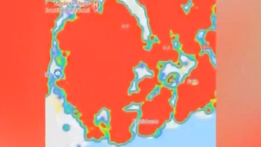 Korkunç tablo ! Tüm koronavirüs haritası kırmızıya boyandı !