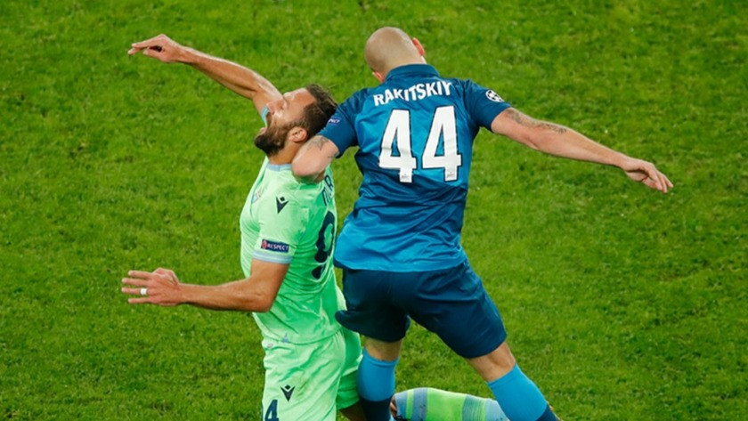 Lazio'lu Vedat Muriqi, Zenit maçında sakatlandı