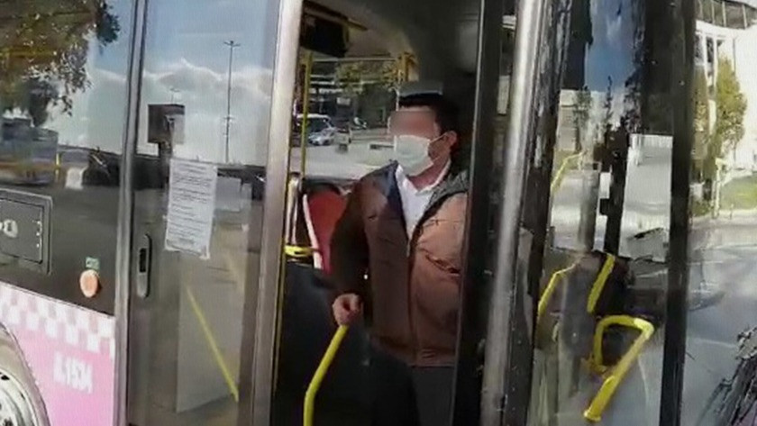 Koronavirüslü otobüs şoförü direksiyon başında yakalandı