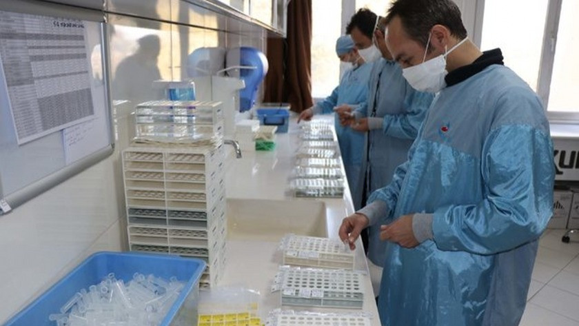 Türkiye'de yerli aşı çalışmalarının yapıldığı laboratuvar