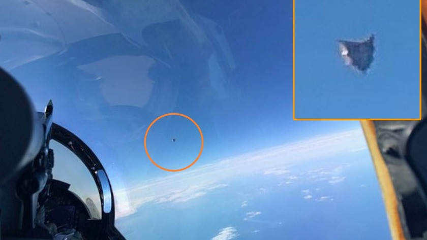 UFO raporundan savaş pilotunun çektiği fotoğraf ortaya çıktı