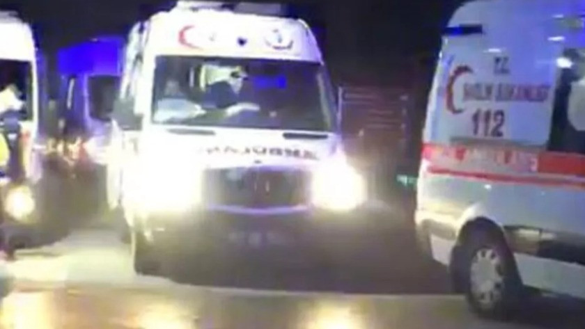 Trabzon'da korkutan görüntü ! Ambulans kuyruğu !