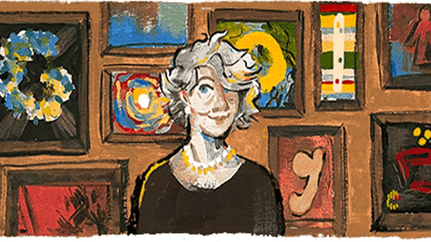 Google gravür ve grafik sanatçısı, ressam Aliye Berger'i Doodle yaptı!