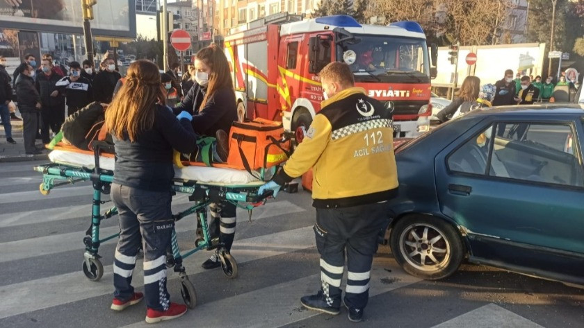 Ankara'da ambulans kazası