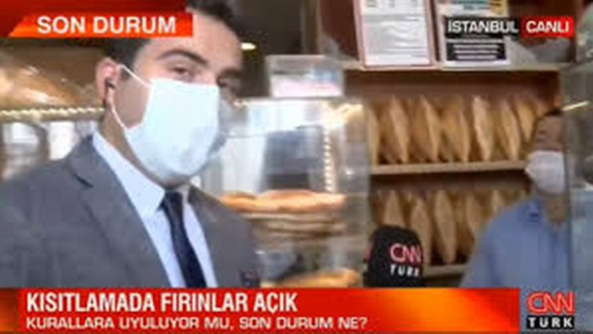 CNN Türk Muhabiri fırıncıdan özür diledi!