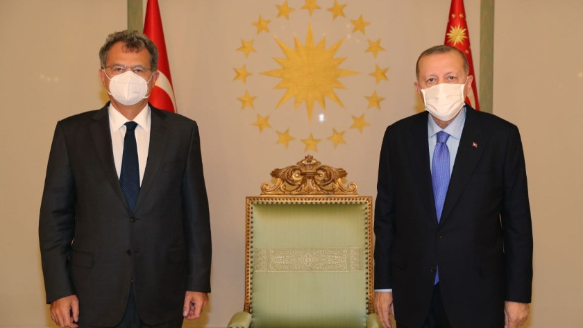 Cumhurbaşkanı Erdoğan, TÜSİAD Başkanını kabul etti