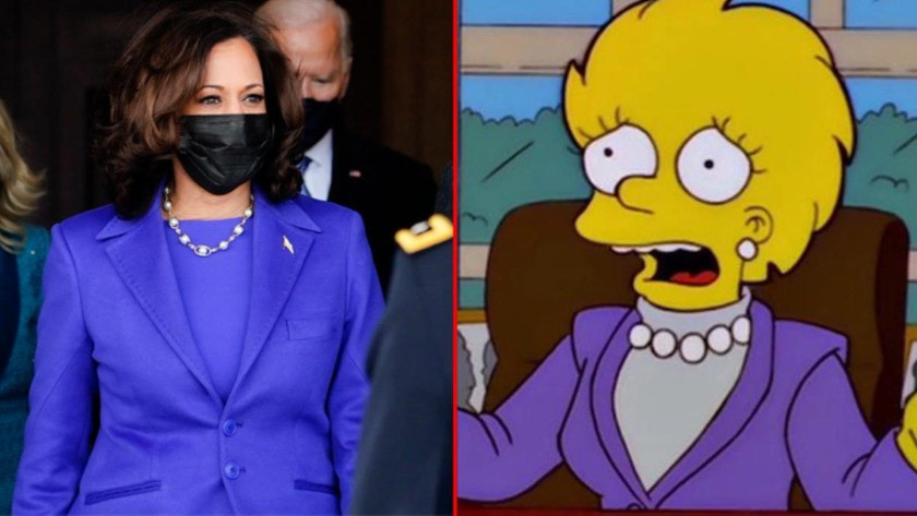 ABD'deki Biden ve Harris'in yemin törenine Simpsons damga vurdu!