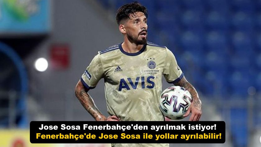Jose Sosa Fenerbahçe'den ayrılmak istiyor! Fenerbahçe'de Jose Sosa ile yollar ayrılabilir! - Sayfa 1