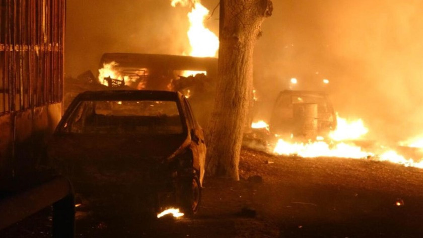 Sanayi sitesinde korkunç yangın! İşyerleri alev alev yandı