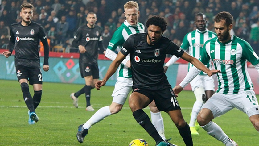 Beşiktaş 1 - 0 Konyaspor maçın gollerini ve özetini izle