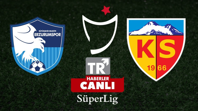 Erzurumspor - Kayserispor maç sonucu: 1-1 özet ve golleri izle