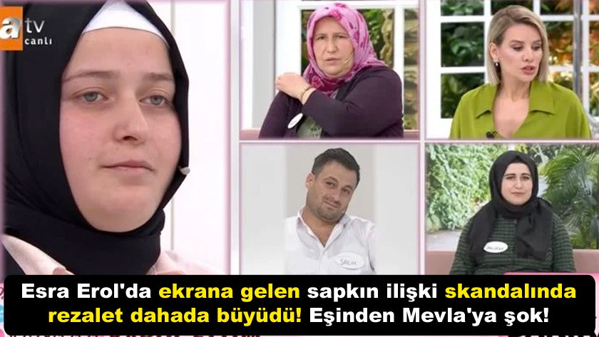 Esra Erol'da ekrana gelen sapkın ilişkide rezalet dahada büyüdü!