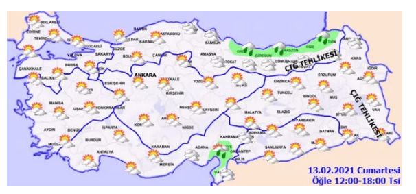 Meteoroloji uyardı! Kar ve sağanak yağış geliyor... - Sayfa 2