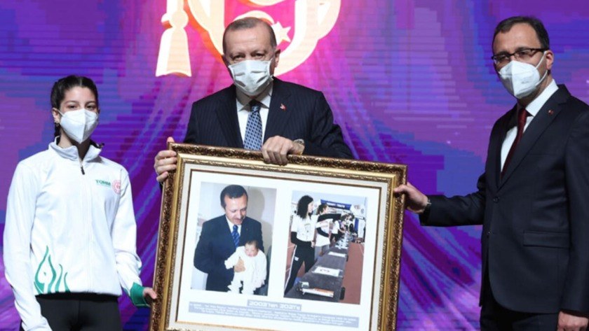 Cumhurbaşkanı Erdoğan'a sürpriz! Fotoğrafın detayları ortaya çıktı