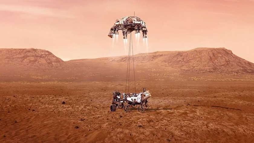 Tarihi gün! NASA'nın uzay aracı Mars'a iniş yaptı