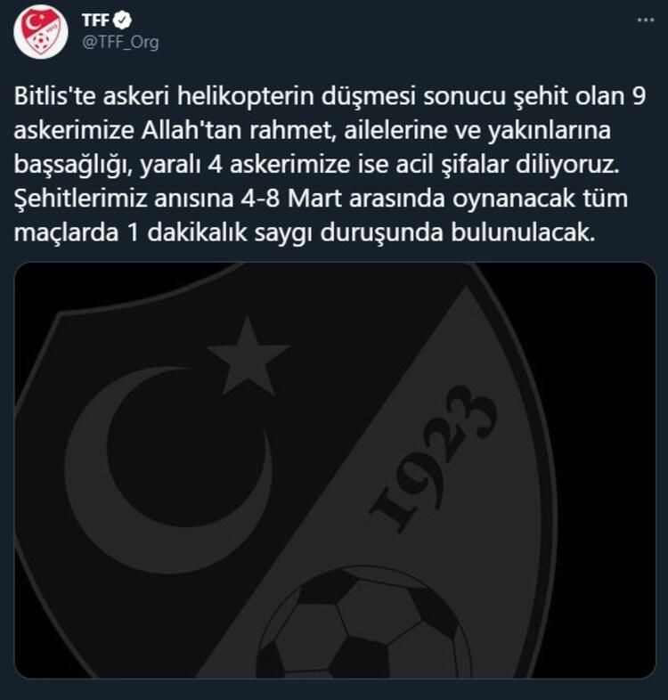 Şehit haberi Türkiye'yi kahretti! İşte spor camiasından taziye mesajları - Sayfa 2